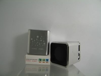 Колонка (MD-07) (MicroSD+USB+FM) (серебро)