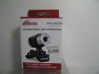 Web камера Ritmix RVC-007M разрешение 0.3 МП, подсветка, микрофон - usb