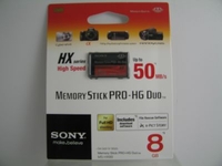 Карта памяти Memory Stick Pro Duo Sony 8GB HG